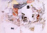 Demuth, Charles Trees and Barns oil painting
